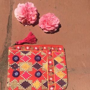 Tiny boho pocket purse